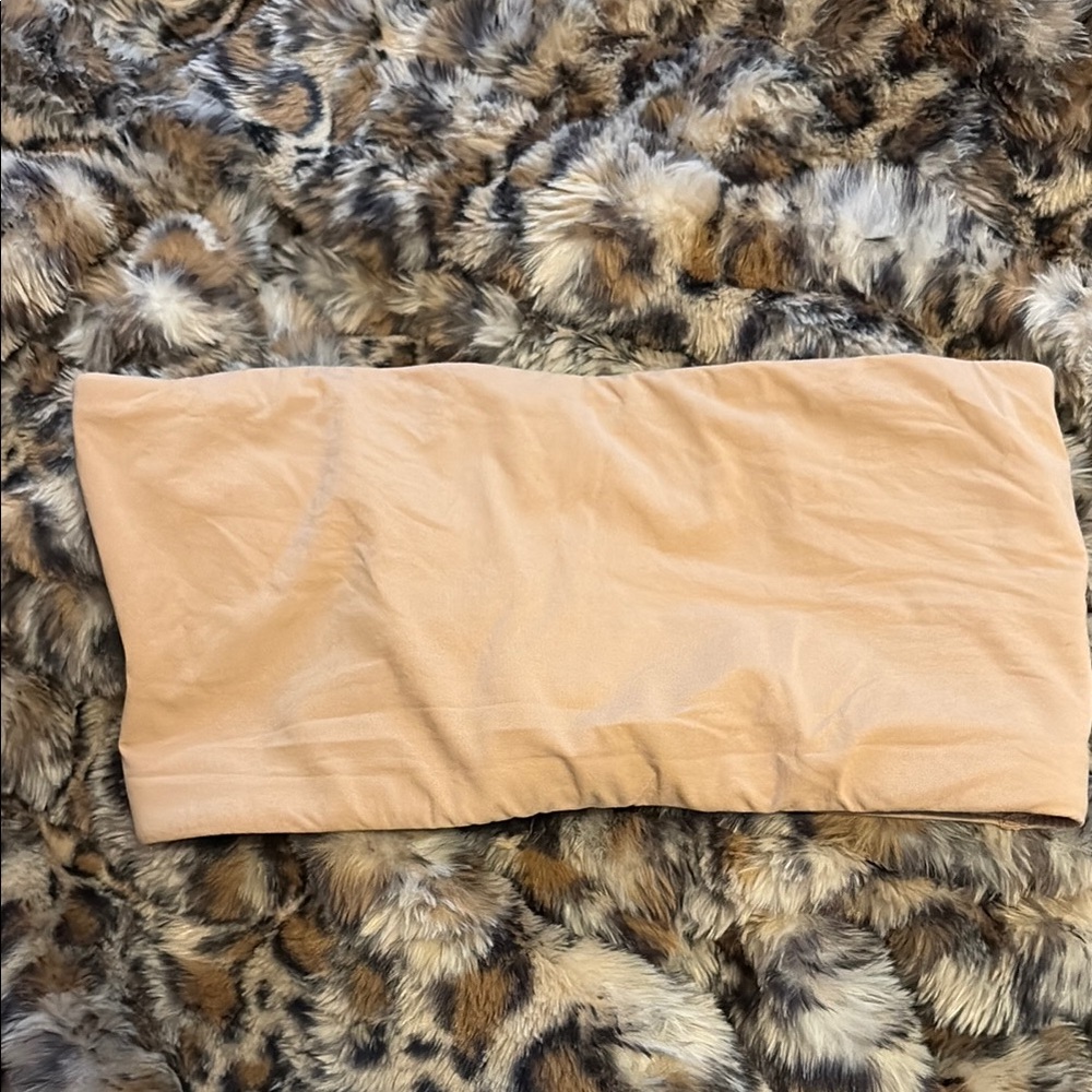 SKIMS Beige Bandeau Top